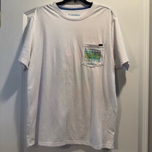 Men’s Large Chubbies White Graphic Pocket T-Shirt